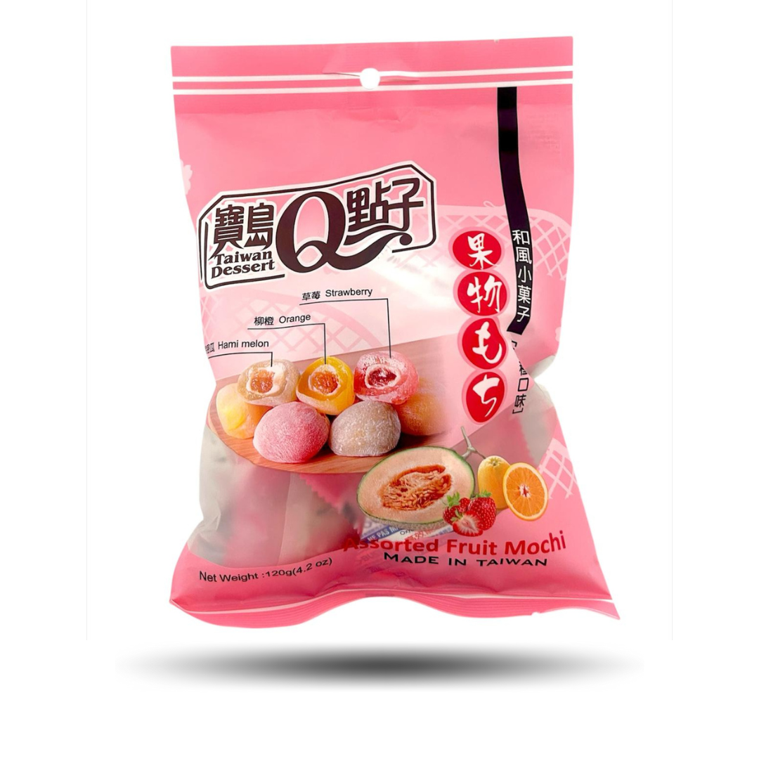 Taiwan Q Dessert Assorted Fruit Mochi